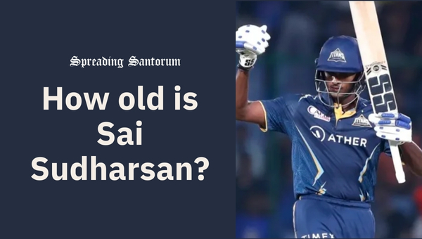 How old is Sai Sudharsan?