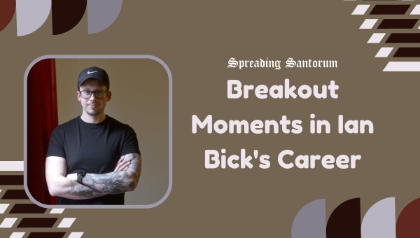 Breakout Moments in Ian Bick's Career