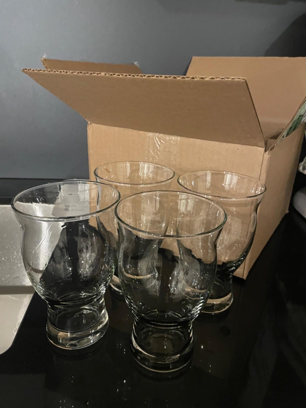 Libbey Stockholm Pilsner Beer Glasses Set of 4, 14.5oz, Tall, Slender Pint Glasses for Pilsner, Kolsch, Lager, and More, Unique Beer Gift Set Customer Review Libbey Stockholm Pilsner Beer Glasses Set of 4, 14.5oz, Tall, Slender Pint Glasses for Pilsner, Kolsch, Lager, and More, Unique Beer Gift Set - Customer Photo 2