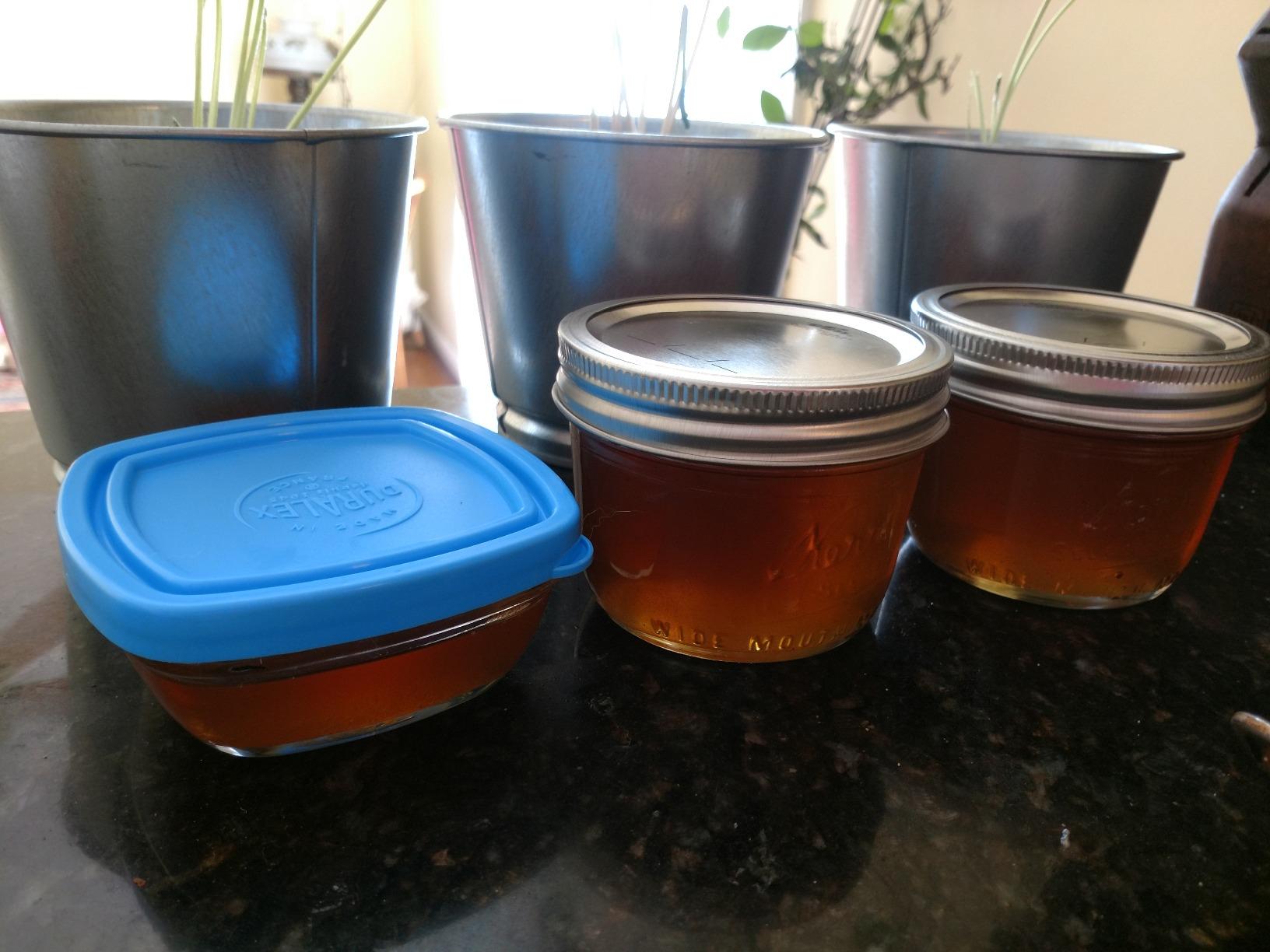 Jarden Kerr Wide Mouth Half-Pint Glass Mason Jars 8-Ounces with Lids and Bands 12-Count per Case (1-Case) Customer Review Jarden Kerr Wide Mouth Half-Pint Glass Mason Jars 8-Ounces with Lids and Bands 12-Count per Case (1-Case) - Customer Photo 2