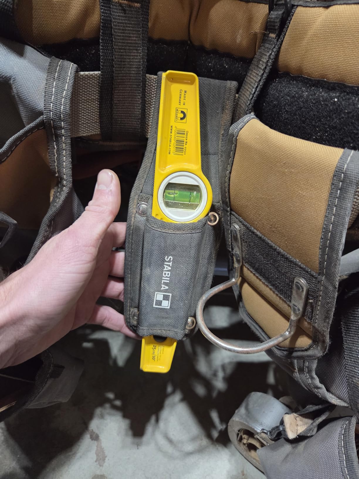 Stabila 81s-10mh Magnetic Level and Holster 2511 Customer Review Stabila 81s-10mh Magnetic Level and Holster 2511 - Customer Photo 1
