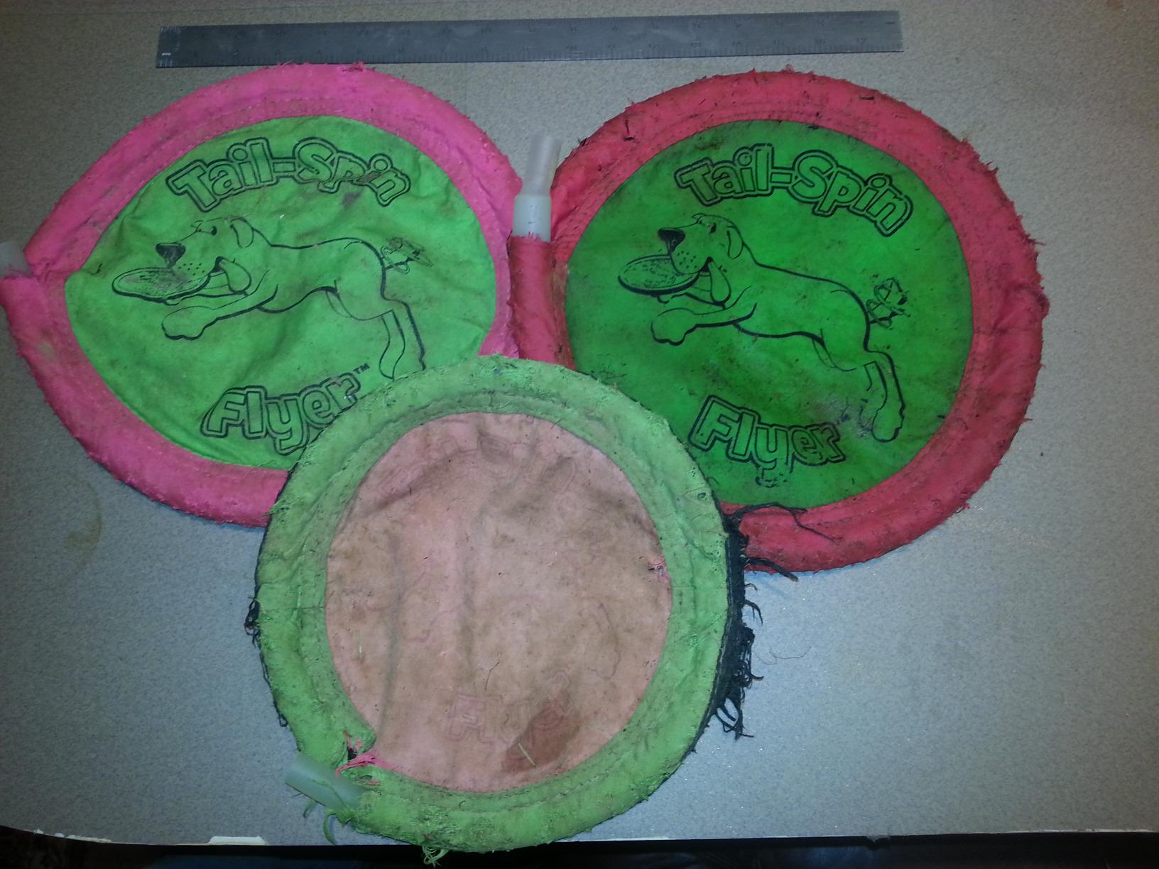 Booda Tail-Spin Flyer, 7-Inch, Multi - Soft-Bite Floppy Dog Frisbee Customer Review Booda Tail-Spin Flyer, 7-Inch, Multi - Soft-Bite Floppy Dog Frisbee - Customer Photo 1