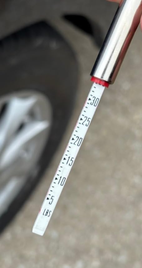 Milton S-921 Pencil Tire Pressure Gauge, Passenger Car, With Built-in Deflator Valve, Durable Plated Brass, Pressure Measured In PSI & kPa Customer Review Milton S-921 Pencil Tire Pressure Gauge, Passenger Car, With Built-in Deflator Valve, Durable Plated Brass, Pressure Measured In PSI & kPa - Customer Photo 2