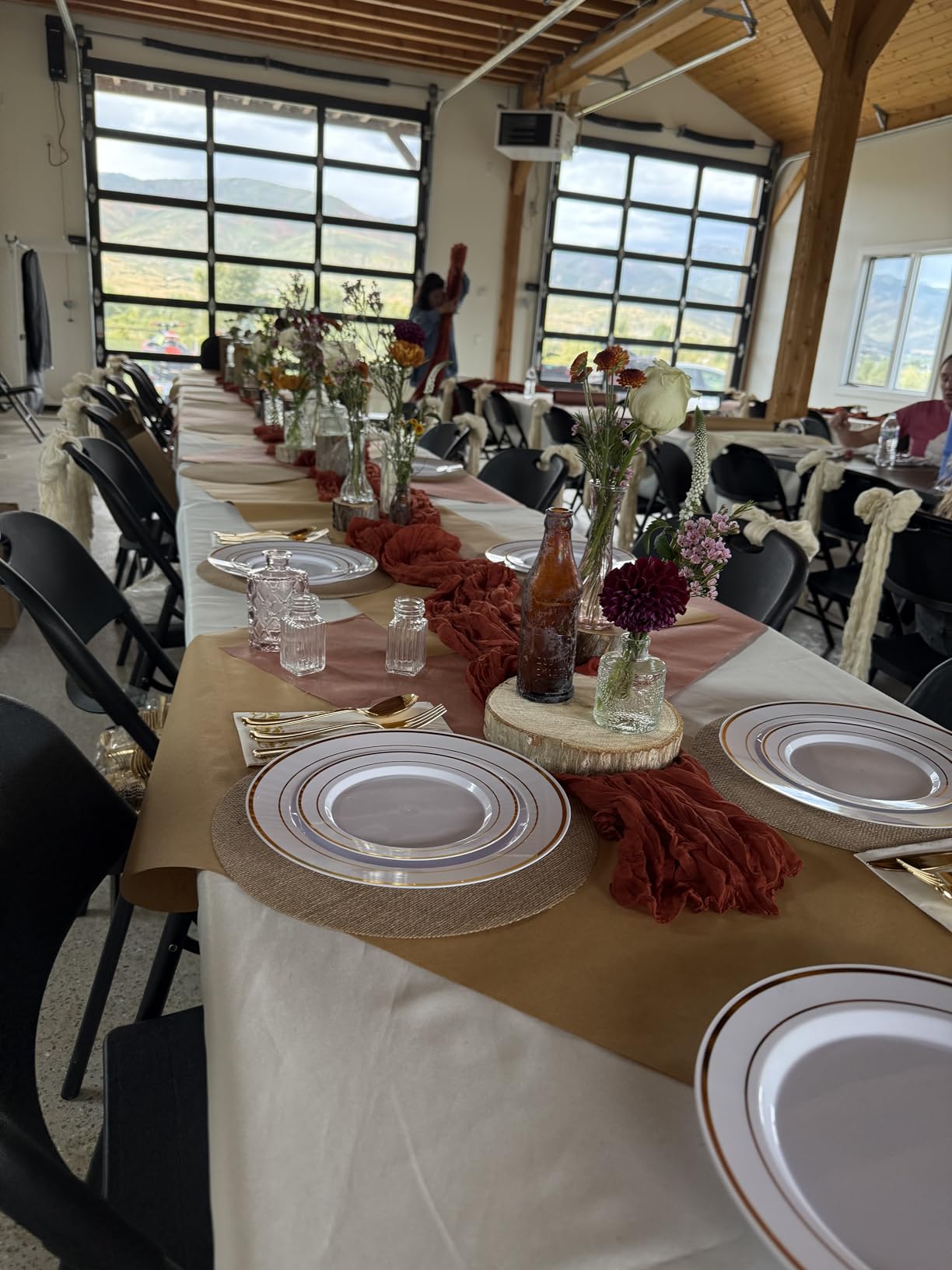 Cosco 6ft Fold-in-Half Blow Molded Folding Table, Indoor/Outdoor, Comfort Handle, Lightweight Plastic Construction - White Customer Review Cosco 6ft Fold-in-Half Blow Molded Folding Table, Indoor/Outdoor, Comfort Handle, Lightweight Plastic Construction - White - Customer Photo 2
