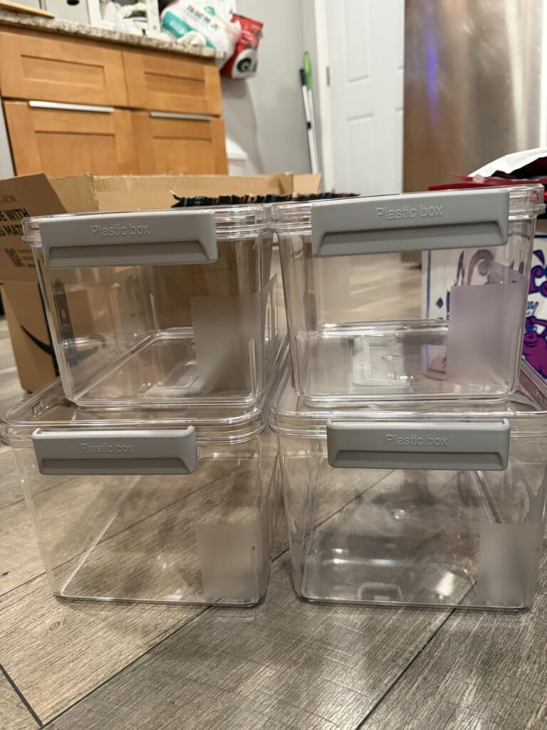 Sterilite 4 Pack Ultra Latching Box, Storage Bins with Lids, Clear Plastic, 70 Quart - Heavy-Duty Organizing Containers for Closet, Bathroom, and Office Customer Review Best Storage Bins