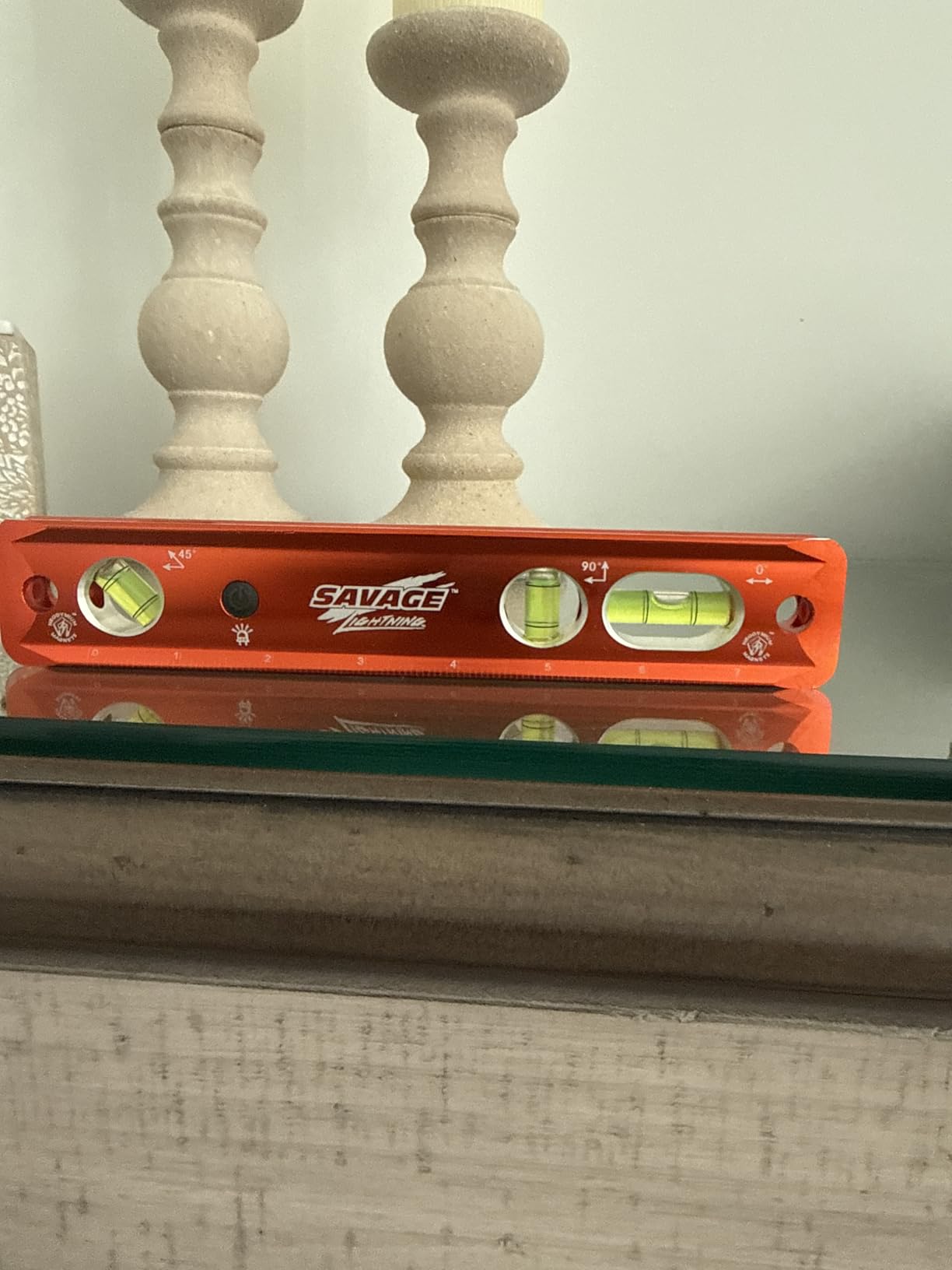 Swanson TL043M 9-Inch Savage Magnetic Torpedo Level, Orange Customer Review Swanson TL043M 9-Inch Savage Magnetic Torpedo Level, Orange - Customer Photo 1