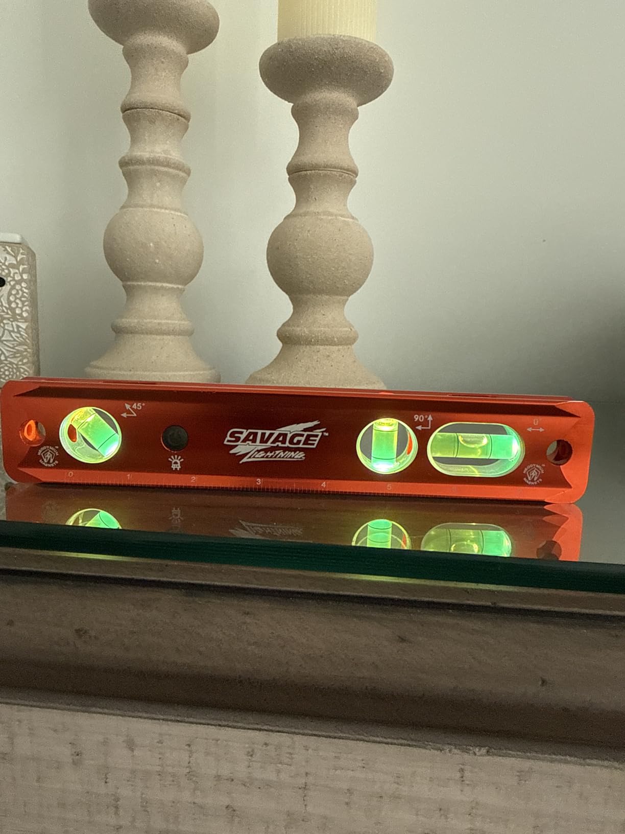 Swanson TL043M 9-Inch Savage Magnetic Torpedo Level, Orange Customer Review Swanson TL043M 9-Inch Savage Magnetic Torpedo Level, Orange - Customer Photo 2