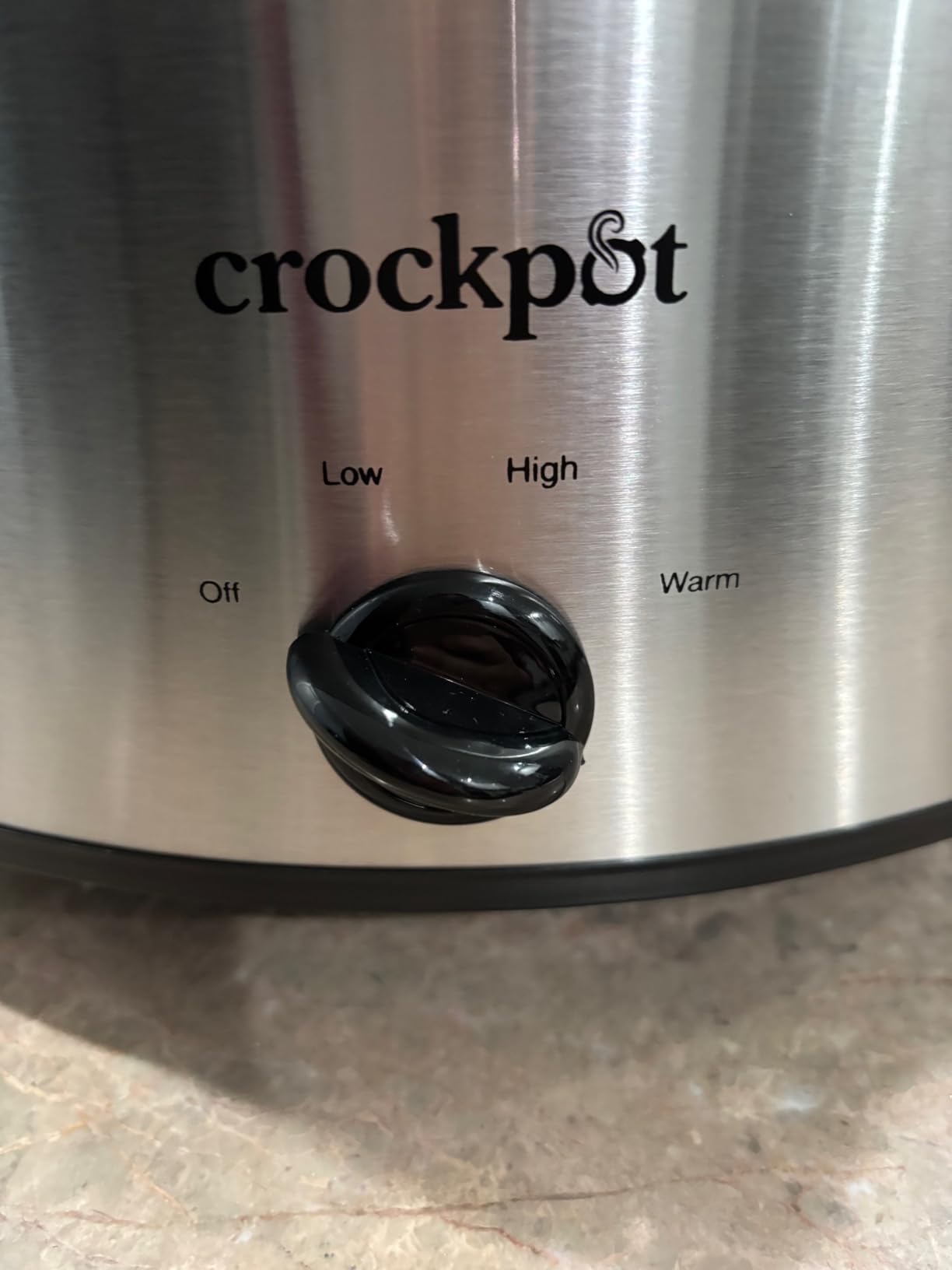 Crock-Pot 7-Quart Manual Slow Cooker, Family Size Serves 8+ People & Fits 6-lb Roast, Removable Stoneware with Warming Setting, Dishwasher Safe for Easy Cleanup, Stainless Steel customer photo 1