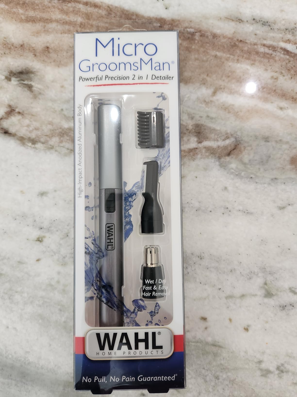 Wahl Micro Groomsman Battery Personal Trimmer for Hygienic Grooming with Rinseable, Interchangeable Heads for Eyebrows, Neckline, Nose, Ears, & Other Detailing - 05640-600 Customer Review Wahl Micro Groomsman Battery Personal Trimmer for Hygienic Grooming with Rinseable, Interchangeable Heads for Eyebrows, Neckline, Nose, Ears, & Other Detailing - 05640-600 - Customer Photo 1