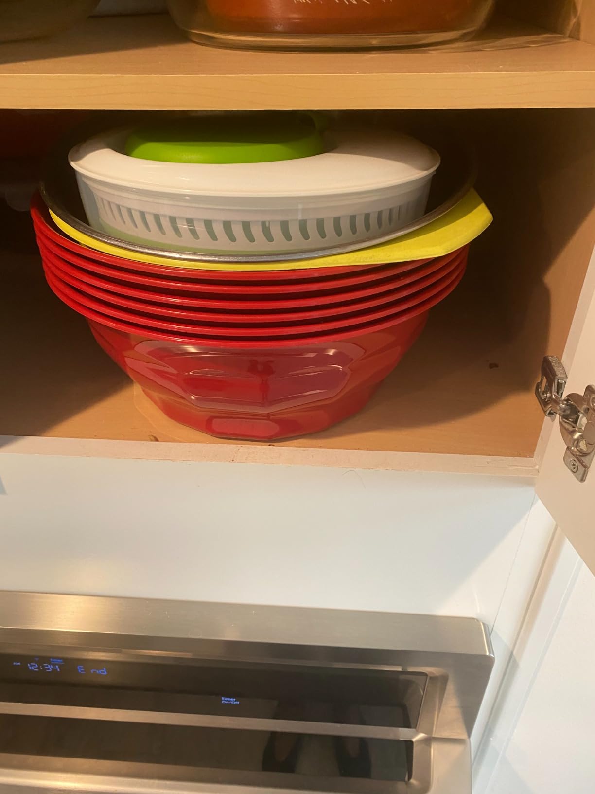 PrepWorks 3 Qt Collapsible Salad Spinner – Space-Saving, Easy-to-Use, BPA-Free, for Quick Salad Washing & Drying, Dishwasher Safe - Customer Photo 2