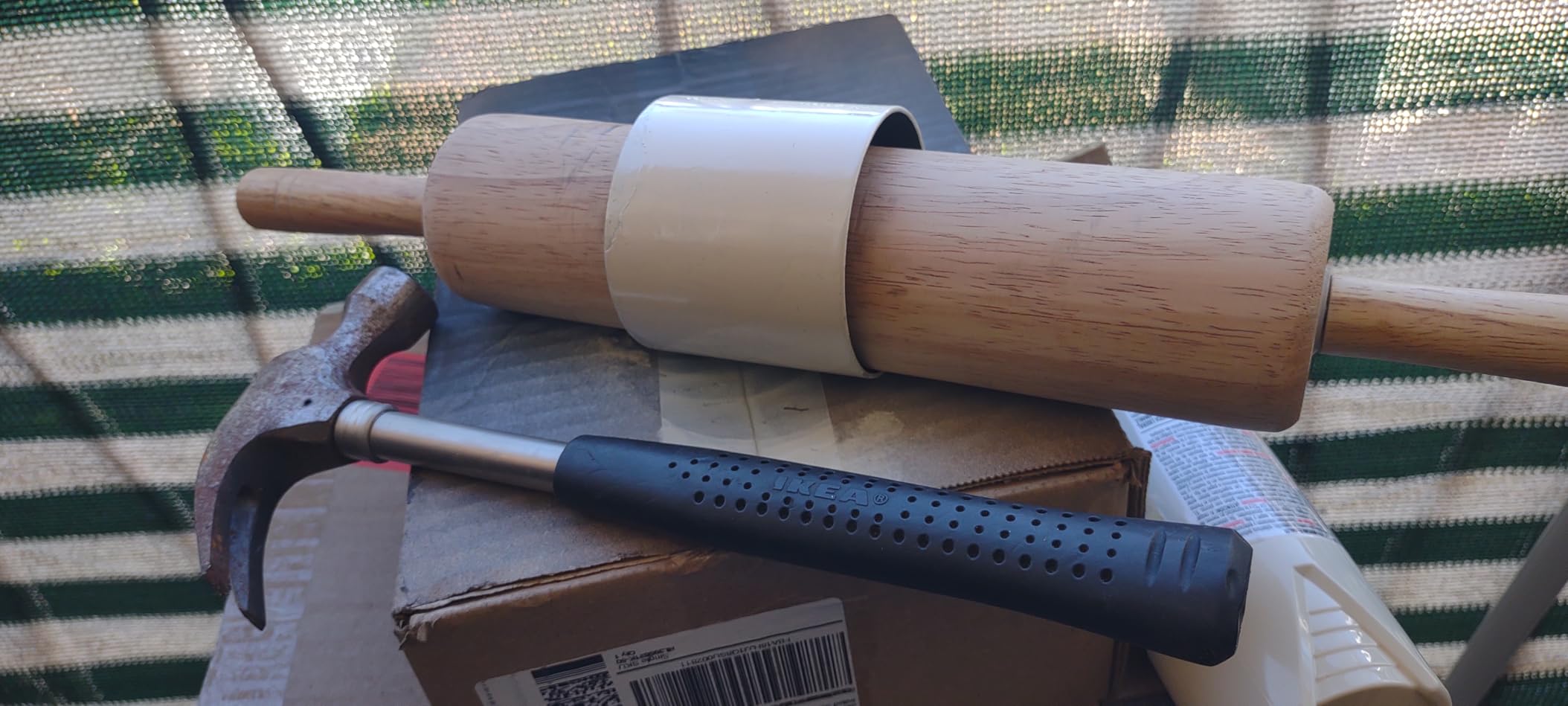 FARBERWARE Classic Wood Rolling Pin, 18-Inch Hardwood Dough Roller for Baking Pizza, Pies, Pastry and Cookies, Ergonomic Handles, Kitchen Essential Customer Review FARBERWARE Classic Wood Rolling Pin, 18-Inch Hardwood Dough Roller for Baking Pizza, Pies, Pastry and Cookies, Ergonomic Handles, Kitchen Essential - Customer Photo 1
