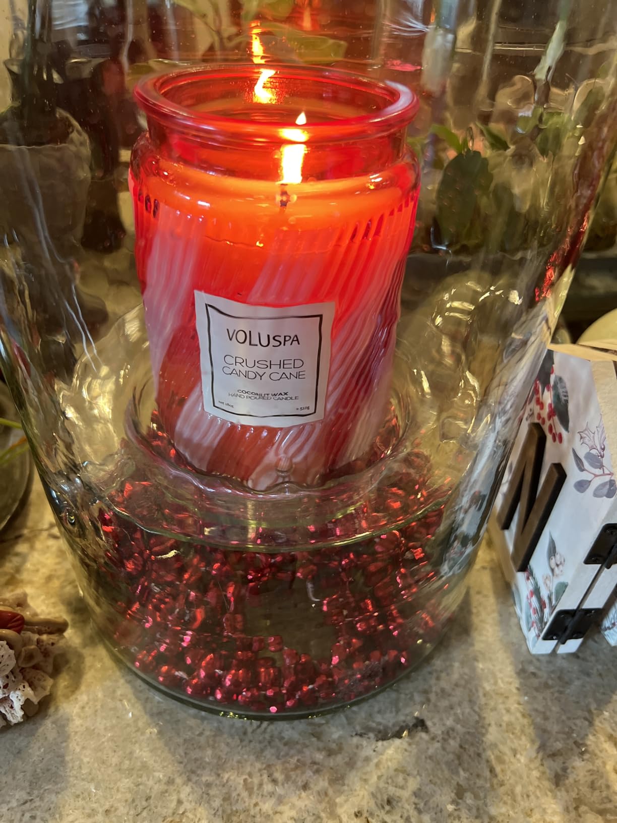 Voluspa French Cade Lavender Candle, 18 oz, Coconut Wax Blend, Scented Candles for Home, 100 Hour Burn Time, Candle Jars - Customer Photo 2