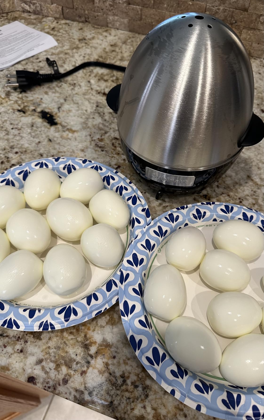 Cuisinart CEC-10 Egg Central Egg Cooker, Brushed Stainless Steel - Customer Photo 1