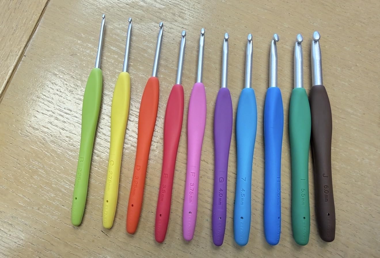 Clover 3672 Amour Crochet Hook Set, 10 sizes Customer Review Clover 3672 Amour Crochet Hook Set, 10 sizes=
