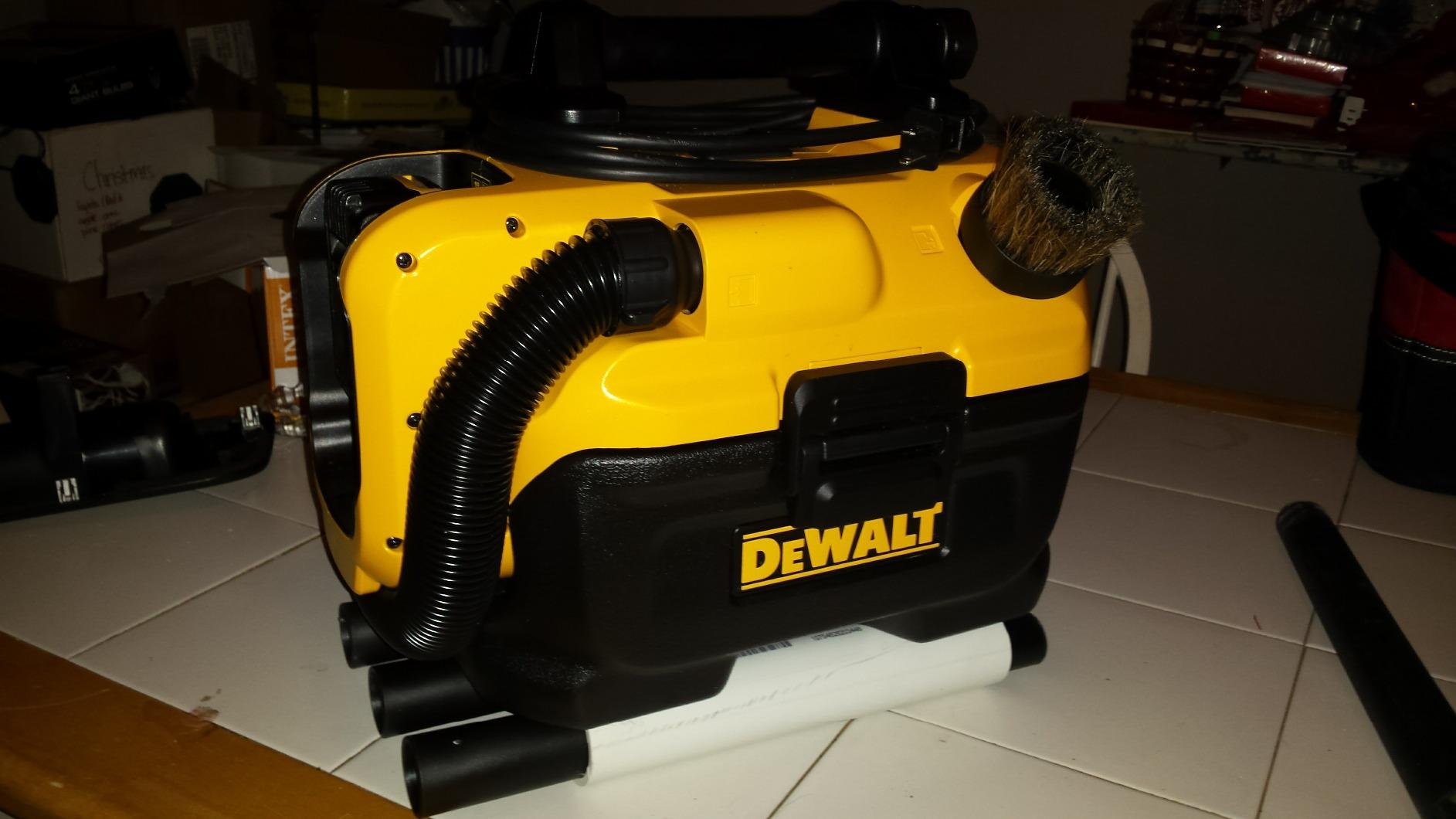 DEWALT 20V MAX Shop Vacuum Wet and Dry, Shop Vac 2 Gallon, Cordless and Corded Wet Dry Vacuum Cleaner, Wide Nozzle, Hepa Filter, Tool Only (DCV581H) Customer Review DEWALT 20V MAX Shop Vacuum Wet and Dry, Shop Vac 2 Gallon, Cordless and Corded Wet Dry Vacuum Cleaner, Wide Nozzle, Hepa Filter, Tool Only (DCV581H) - Customer Photo 2