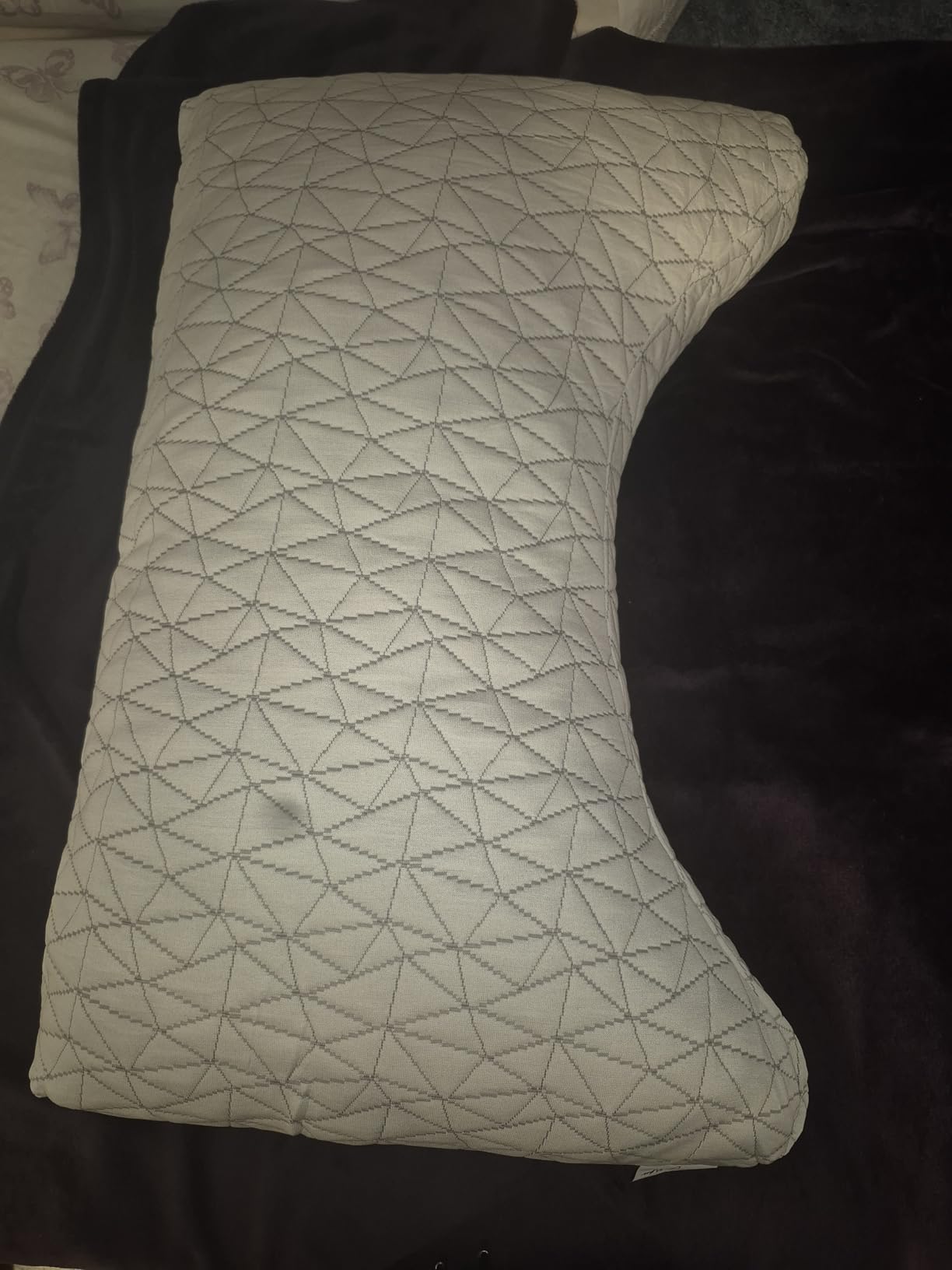 Coop Home Goods Original Adjustable Pillow, Queen Size Bed Pillow for Sleeping, Cross Cut Memory Foam Pillow - Medium Firm Back, Stomach and Side Sleeper Pillow, CertiPUR-US/GREENGUARD Gold customer photo 1