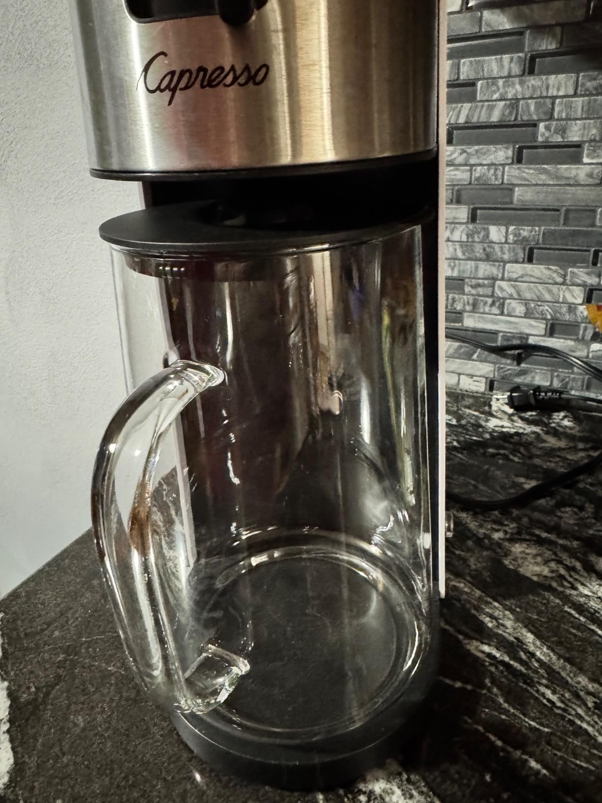 Capresso 6624 Ice Tea Glass Pitcher, 80 oz. (2.5 Qt.) - Customer Photo 1