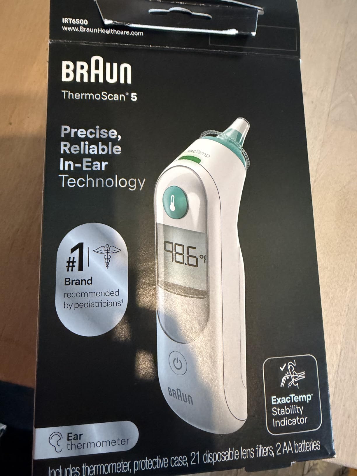Braun ThermoScan 5 Digital Display Ear Thermometer customer photo 2