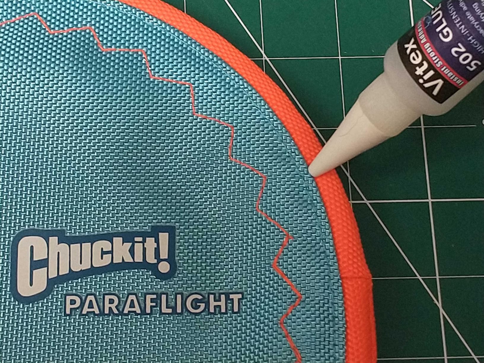 Chuckit! Max Glow Paraflight Flying Disc Dog Toy - Water Floating Flyer - Durable Nylon Construction with Soft Rubber Edges - For Medium and Large Dogs - Size Large - 9.75 Chuckit! Max Glow Paraflight Flying Disc Dog Toy - Water Floating Flyer - Durable Nylon Construction with Soft Rubber Edges - For Medium and Large Dogs - Size Large - 9.75