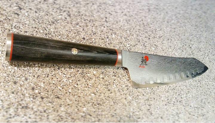 MIYABI Kaizen 7-inch Hollow Edge Rocking Santoku Knife Customer Review MIYABI Kaizen 7-inch Hollow Edge Rocking Santoku Knife - Customer Photo 2