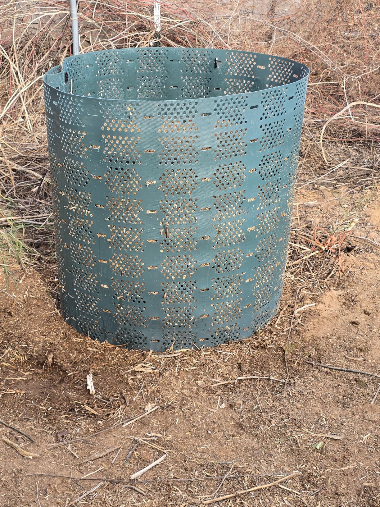 Compost Bin GEOBIN - 246 Gallon Expandable Easy Assembly Made in The USA Outdoor and Backyard Composter - Customer Photo 2