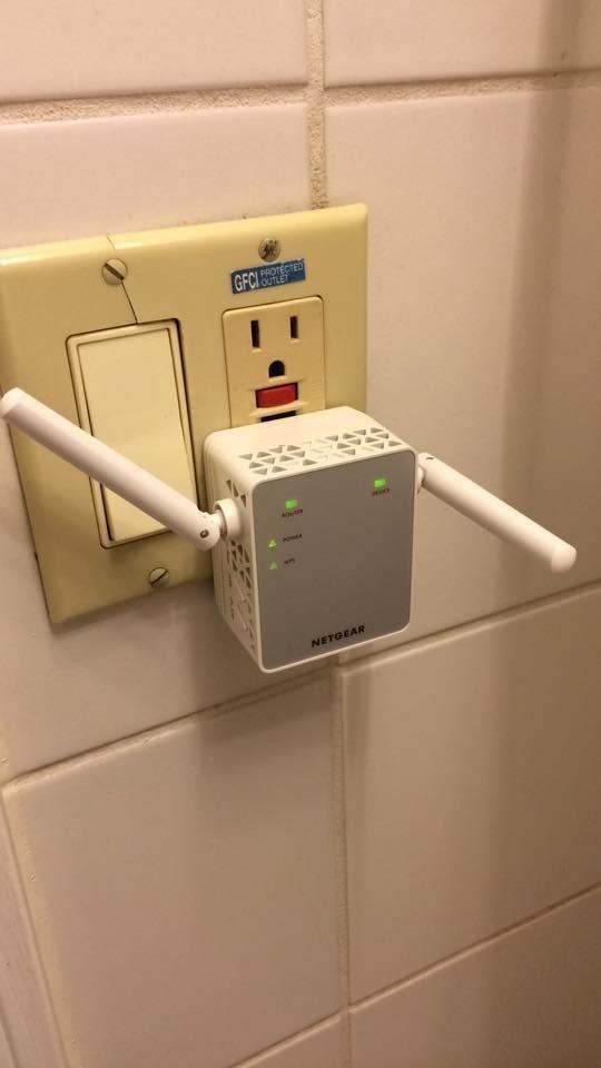 NETGEAR WiFi Range Extender (EX6120) - Add up to 1,500 sq. ft., 25 Devices - AC1200 Dual Band Wireless Signal Extender (Up to 1.2 Gbps Speed), Compact Wall Plug Design – Free Expert Help - Customer Photo 1