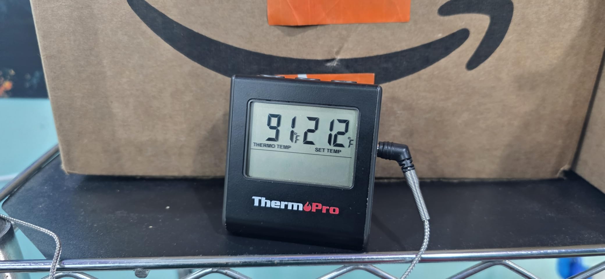 TempPro TP16 Large LCD Digital Cooking Food Meat Thermometer for Smoker Oven Kitchen BBQ Grill Thermometer Clock Timer with Stainless Steel Temperature Probe(Previously ThermoPro) Customer Review TempPro TP16 Large LCD Digital Cooking Food Meat Thermometer for Smoker Oven Kitchen BBQ Grill Thermometer Clock Timer with Stainless Steel Temperature Probe(Previously ThermoPro) - Customer Photo 1