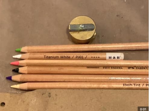 Mobius + Ruppert (M+R) Brass Artists Pencil Sharpener - 602 Double Round Customer Review Mobius + Ruppert (M+R) Brass Artists Pencil Sharpener - 602 Double Round - Customer Photo 1