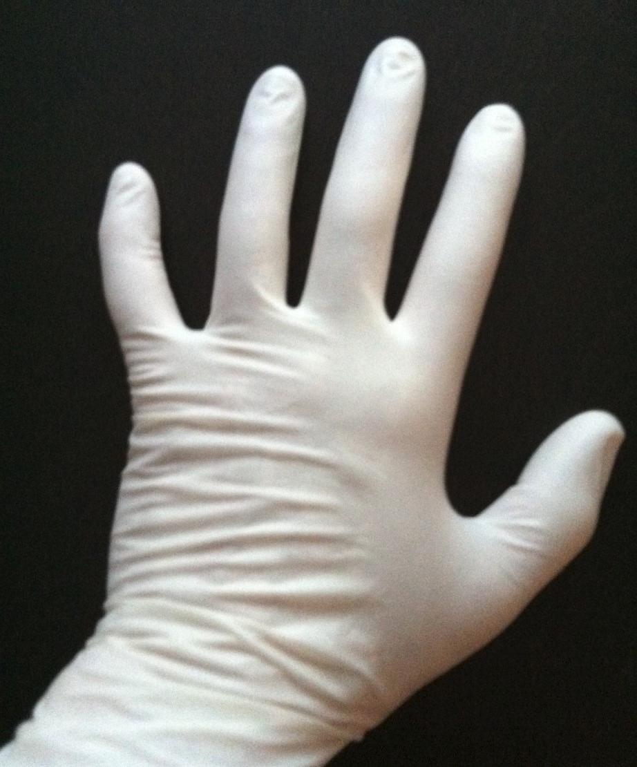 Curad Comfort Wear Latex Exam Gloves, Powder-Free, One Size Fits Most, 100 count - Customer Photo 1