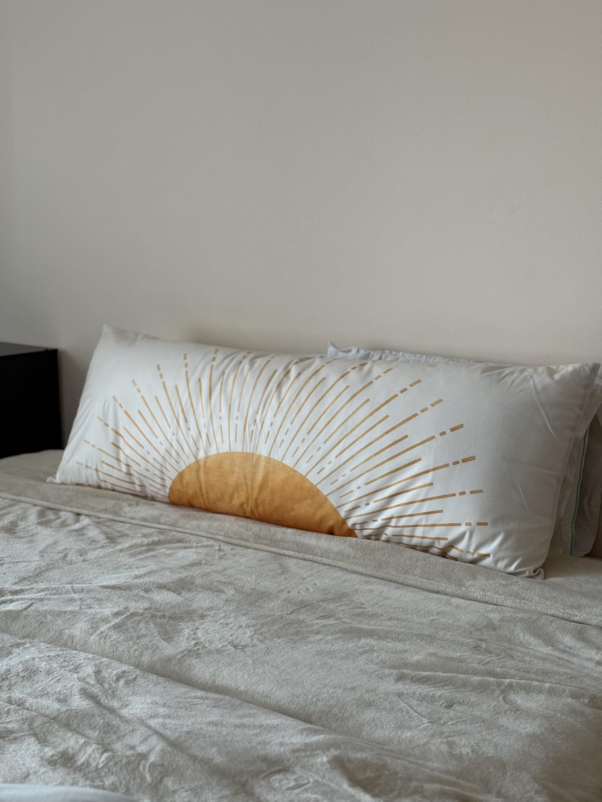 Utopia Bedding Full Body Pillow for Adults (White, 20 x 54 Inch), Long Pillow Insert for Sleeping, Ideal for Side Sleepers - Customer Photo 2