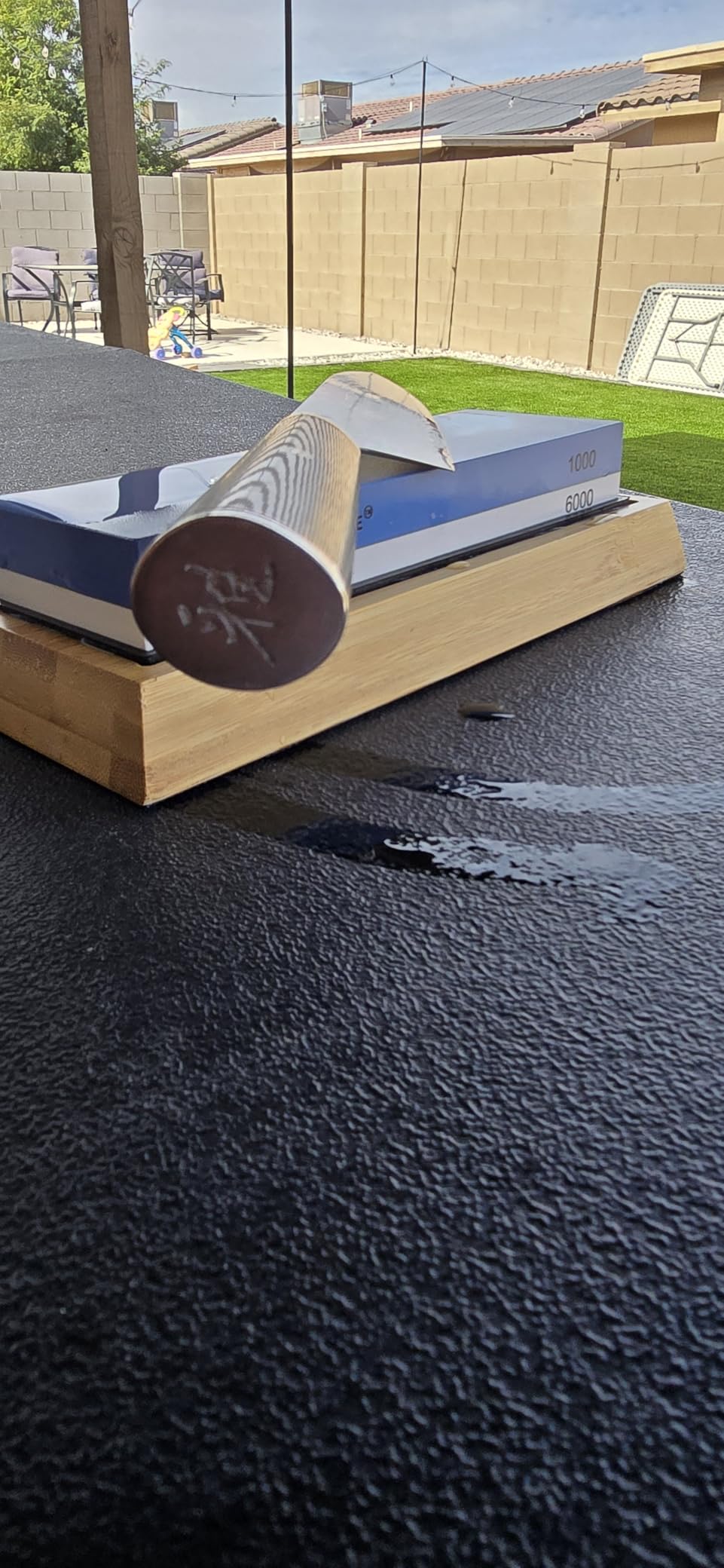Sharp Pebble Whetstone Knife Sharpener – 1000/6000 Grit Sharpening Stone customer photo 1