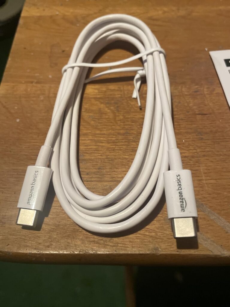 Amazon Basics USB-C to USB-C Fast Charger Cable, 480Mbps Speed, USB-IF Certified, for Fast Charging Apple iPhone 16/15, iPad, MacBook, Samsung Galaxy, Tablets, Laptops, 6 Foot, White Customer Review Best USB-C Cable