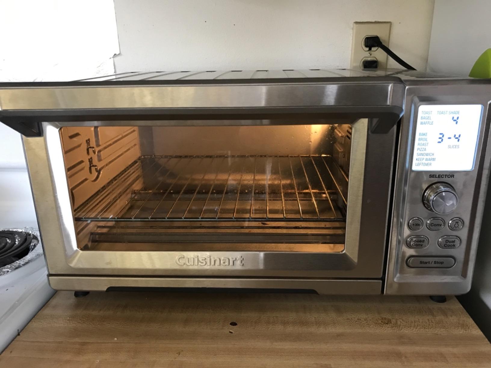 Cuisinart Convection Toaster Oven, 15-Function, 1800W, Stainless Steel | TOB-260N1 with Exact Heat technology, fits 13