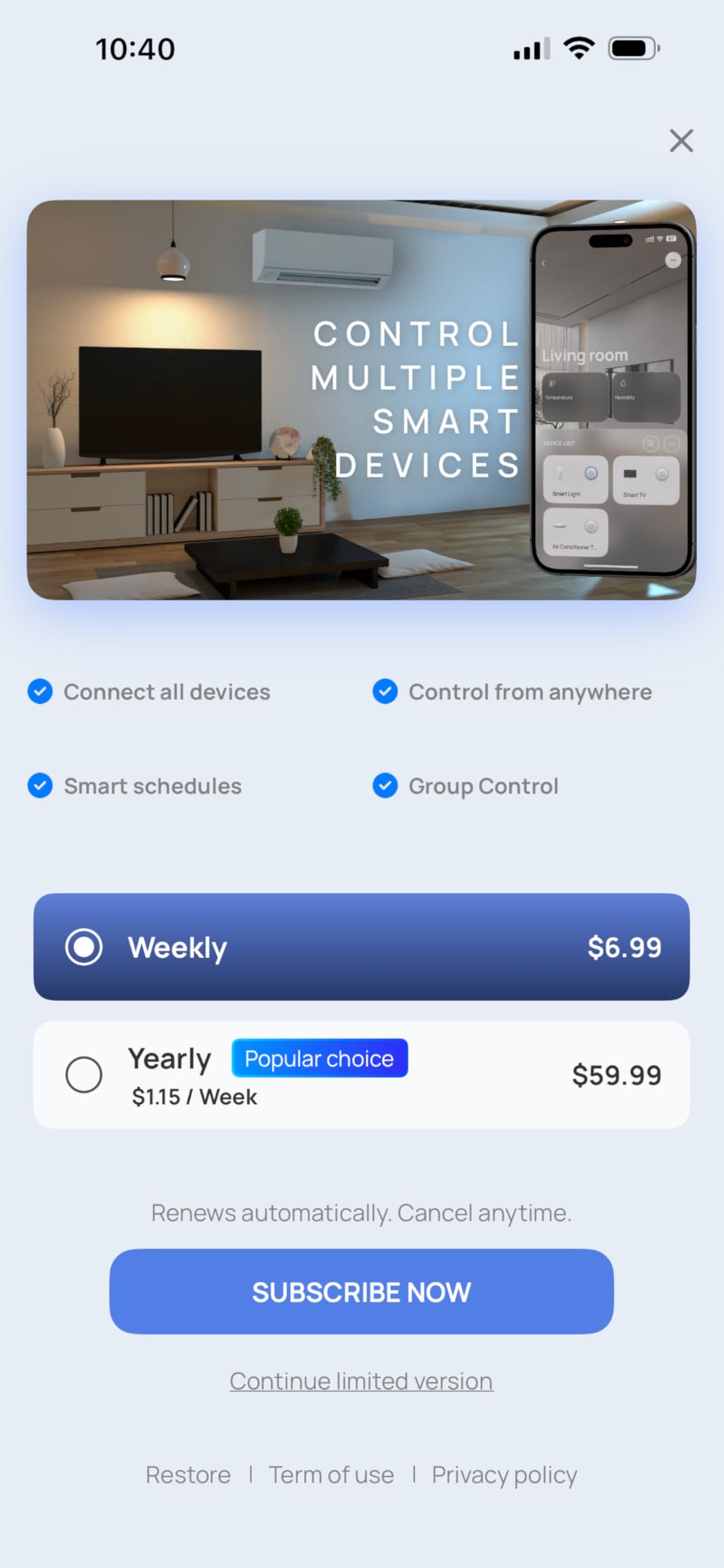 Sensi Smart Thermostat, Wi-Fi, DIY, Alexa, Energy Star Certified, ST55 customer photo 1