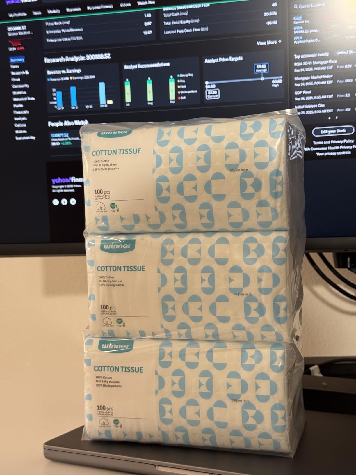 Winner Soft Face Towels, 100% USDA Biobased Facial Towels, Unscented Cotton Tissues for Sensitive Skin, OEKO-TEX Certified Face Towelettes Disposable, Makeup Remover Dry Wipes, 600 Count, Pack of 6 Customer Review Winner Soft Face Towels, 100% USDA Biobased Facial Towels, Unscented Cotton Tissues for Sensitive Skin, OEKO-TEX Certified Face Towelettes Disposable, Makeup Remover Dry Wipes, 600 Count, Pack of 6 - Customer Photo 1