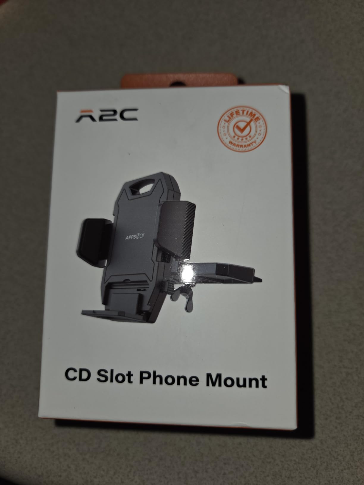 APPS2Car Sturdy CD Slot Phone Mount with One Hand Operation Design, Hands-Free Car Phone Holder Universally Compatible with All iPhone & Android Cell Phones, for Smartphone Mobile Customer Review APPS2Car Sturdy CD Slot Phone Mount with One Hand Operation Design, Hands-Free Car Phone Holder Universally Compatible with All iPhone & Android Cell Phones, for Smartphone Mobile - Customer Photo 2