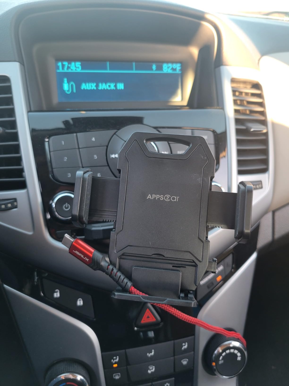 APPS2Car Sturdy CD Slot Phone Mount with One Hand Operation Design, Hands-Free Car Phone Holder Universally Compatible with All iPhone & Android Cell Phones, for Smartphone Mobile Customer Review APPS2Car Sturdy CD Slot Phone Mount with One Hand Operation Design, Hands-Free Car Phone Holder Universally Compatible with All iPhone & Android Cell Phones, for Smartphone Mobile - Customer Photo 5