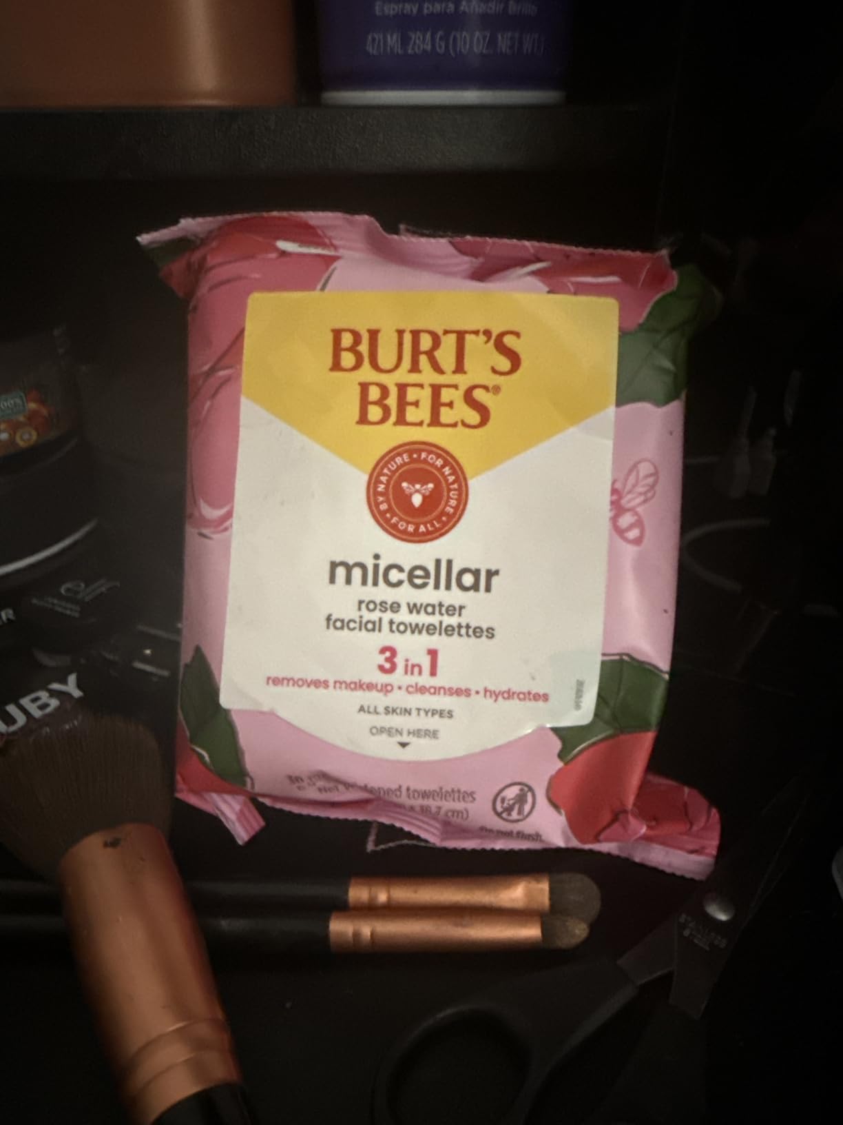 Burt's Bees Coconut & Lotus Face Wipes, for All Skin Types, Micellar Makeup Remover & Facial Cleansing Towelettes, 30 Ct. (3-Pack) Customer Review Burt's Bees Coconut & Lotus Face Wipes, for All Skin Types, Micellar Makeup Remover & Facial Cleansing Towelettes, 30 Ct. (3-Pack) - Customer Photo 1