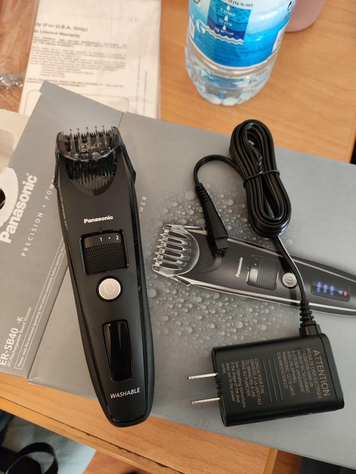Panasonic Cordless Beard Trimmer for Men with Precision Dial, 19 Adjustable Length Settings, Rechargeable Battery, Washable - ER-GB42-K (Black) Customer Review Panasonic Cordless Beard Trimmer for Men with Precision Dial, 19 Adjustable Length Settings, Rechargeable Battery, Washable - ER-GB42-K (Black) - Customer Photo 1