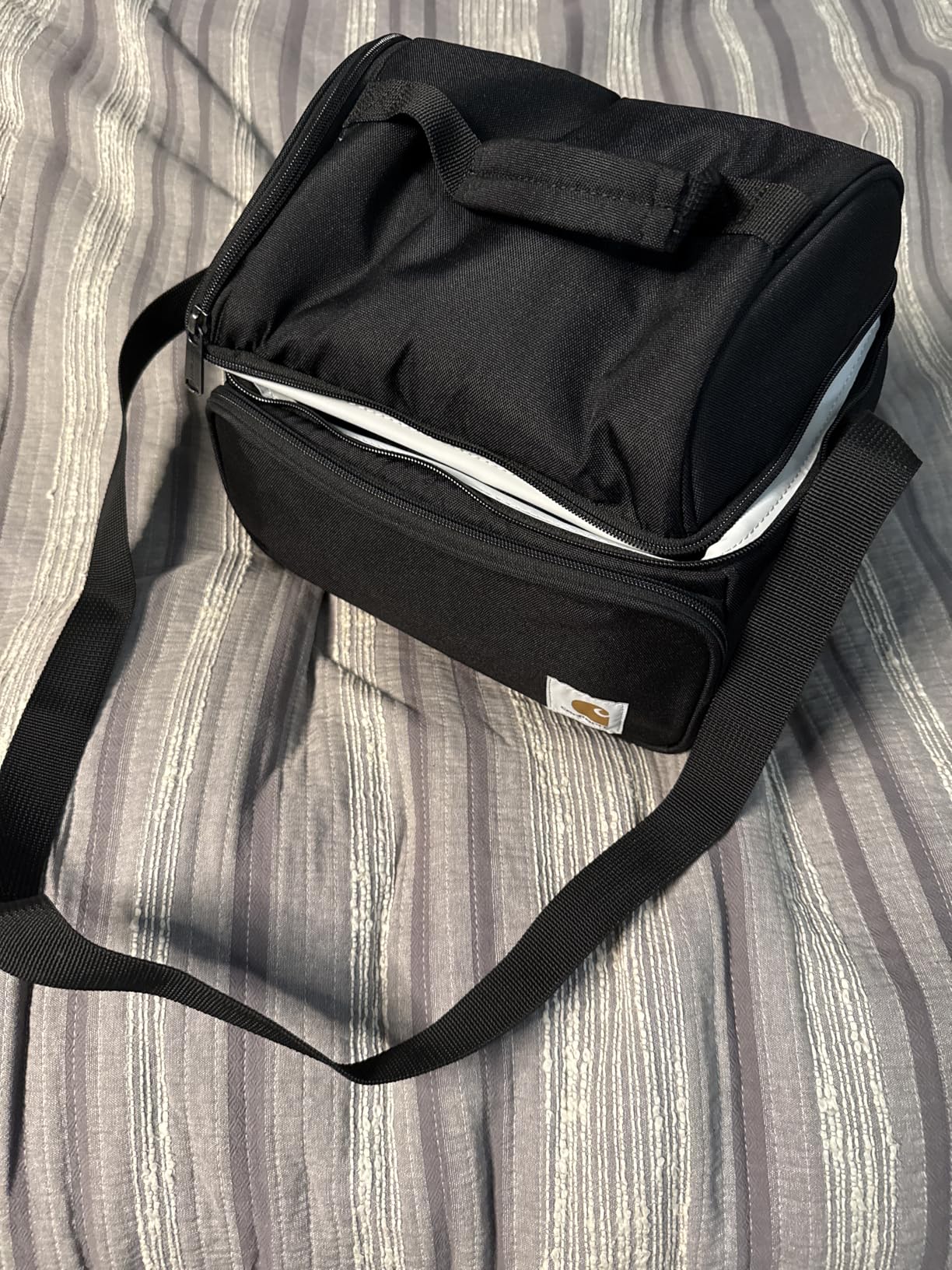 Carhartt Camping Cooler, Worksite Lunchbox, Soft Shell Lunch Bag for Construction Sites, Work and Everyday Use, Black Customer Review Carhartt Camping Cooler, Worksite Lunchbox, Soft Shell Lunch Bag for Construction Sites, Work and Everyday Use, Black - Customer Photo 1