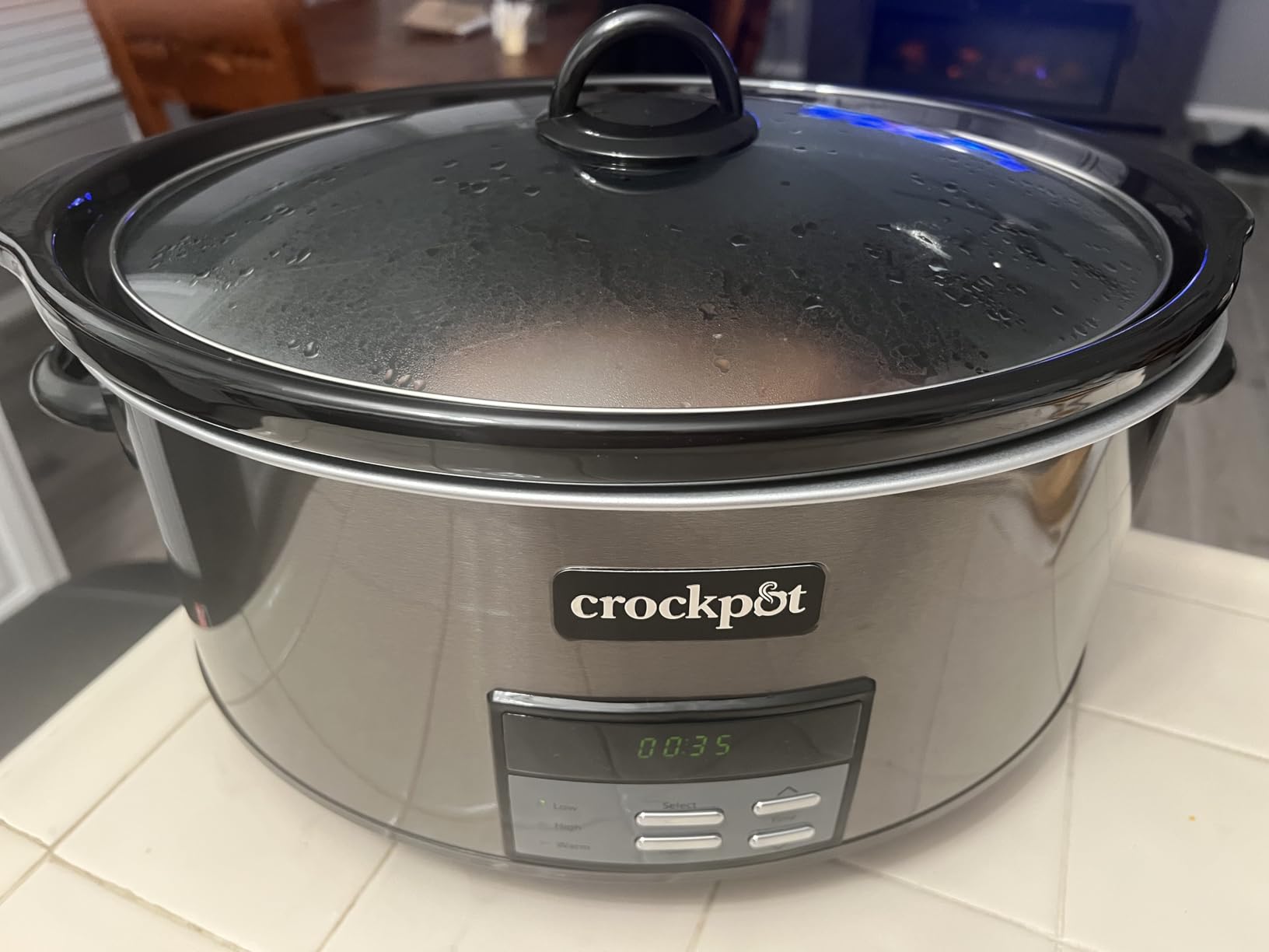 Crock-Pot Large 8-Quart Programmable Slow Cooker with Auto Warm Setting, Black Stainless Steel customer photo 2