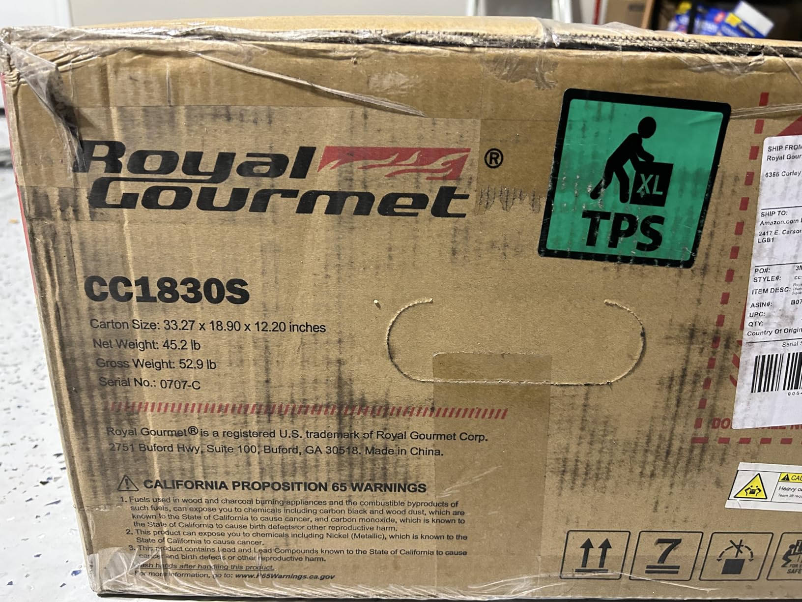 Royal Gourmet CC1830S BBQ Charcoal Grill and Offset Smoker, Outdoor Camping customer photo 2
