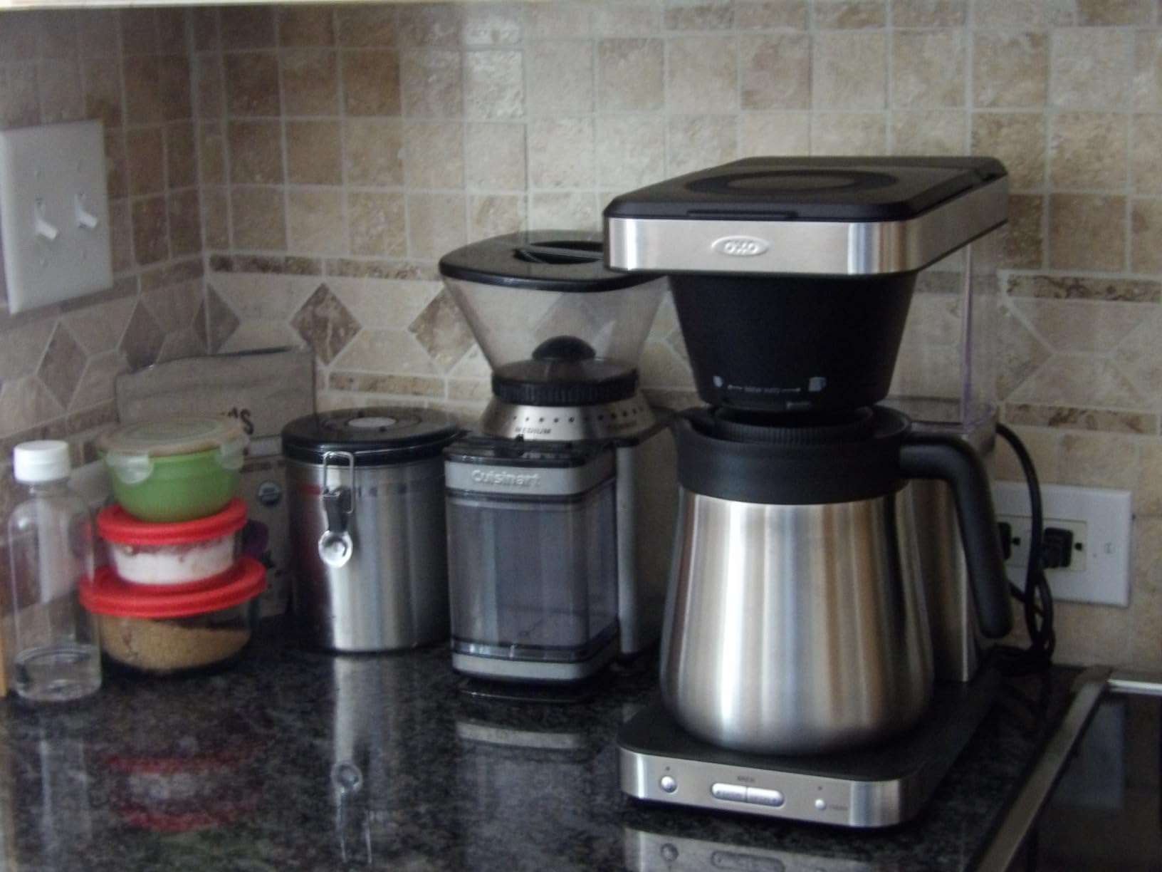 OXO Brew 8-Cup Coffee Maker - Single-Serve, Thermal Carafe, Stainless Steel | SCA Certified Home Brewer, Precise Temperature Control, Rainmaker Shower Head customer photo 2