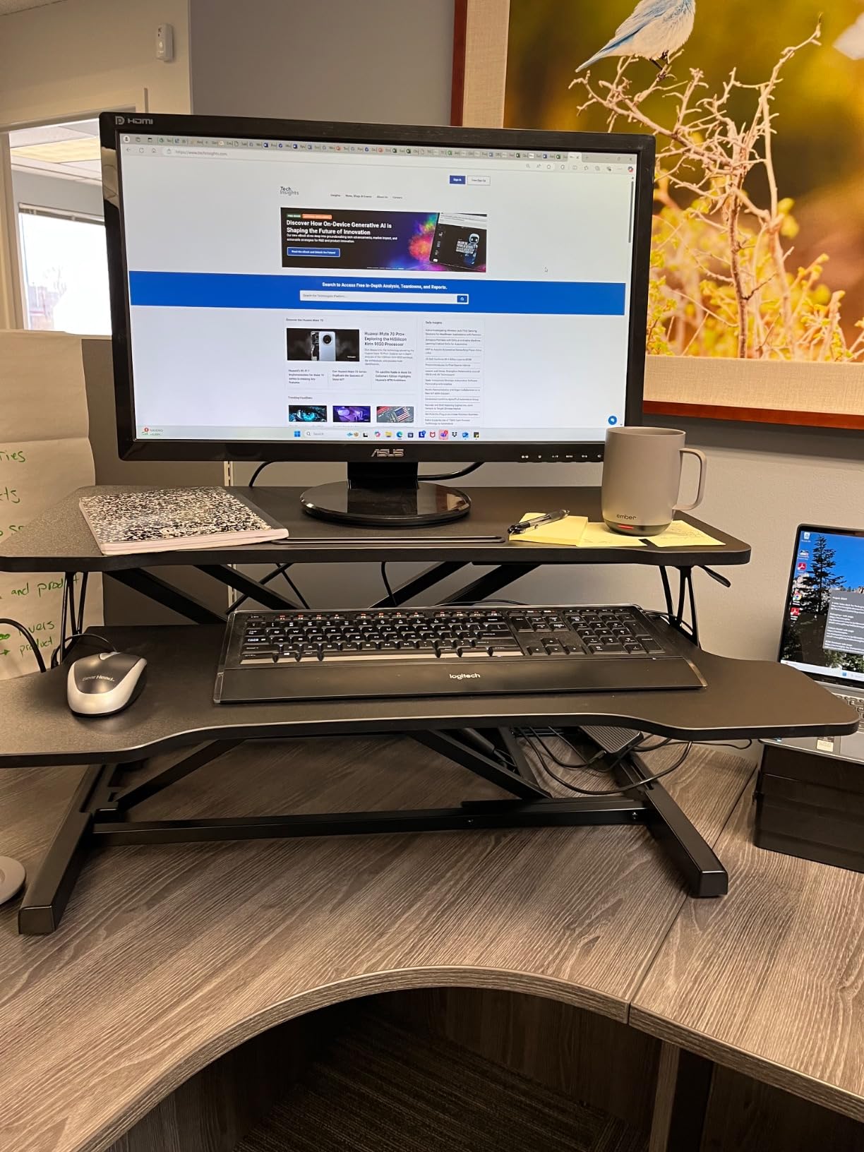 FITUEYES Height Adjustable Standing Desk 32 FITUEYES Height Adjustable Standing Desk 32