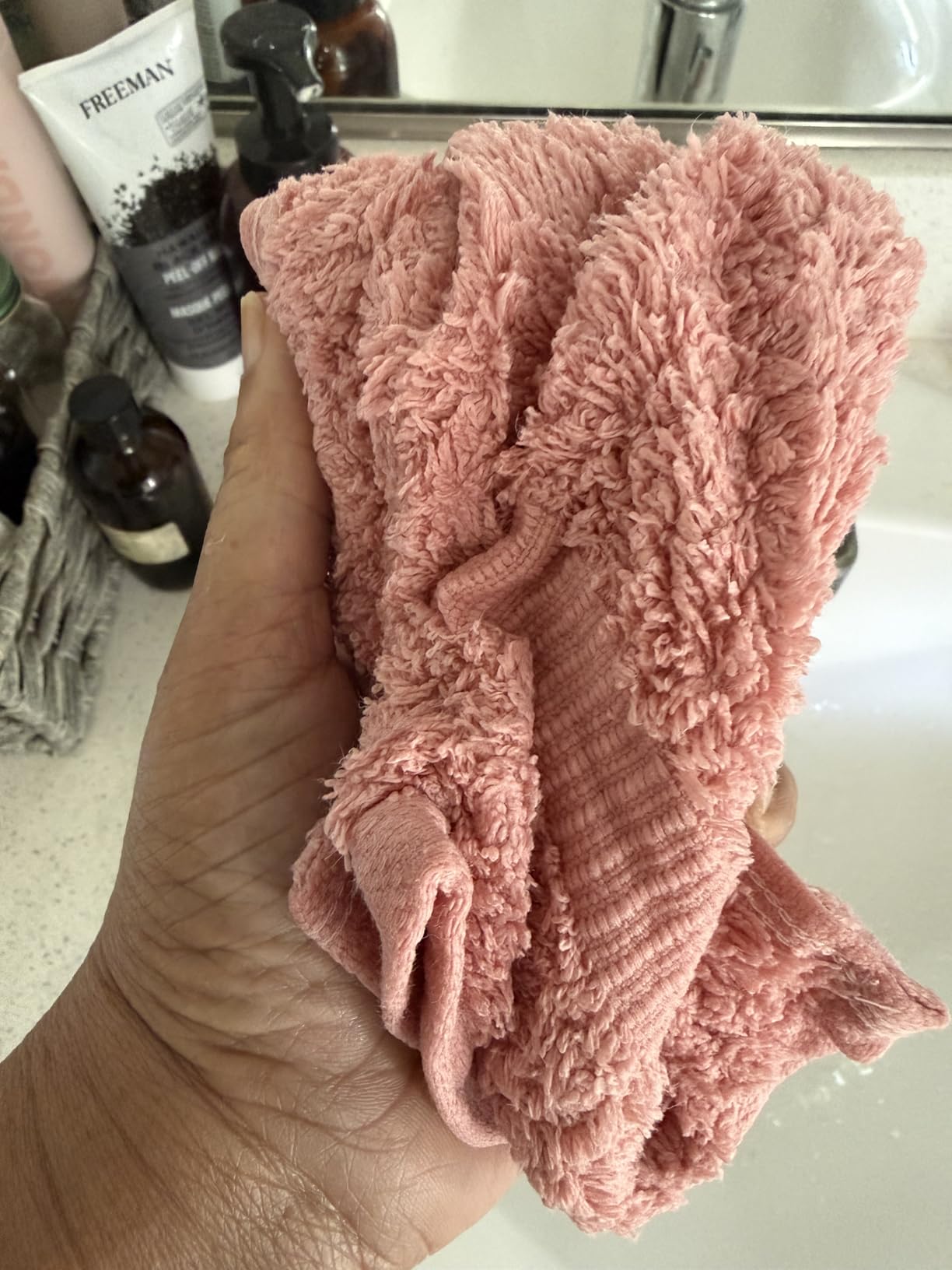 Chakir Turkish Linens Luxury Spa and Hotel Quality Premium Cotton 6-Piece Towel Set (2 x Bath Towels, 2 x Hand Towels, 2 x Washcloths) Customer Review Chakir Turkish Linens Luxury Spa and Hotel Quality Premium Cotton 6-Piece Towel Set (2 x Bath Towels, 2 x Hand Towels, 2 x Washcloths) - Customer Photo 2