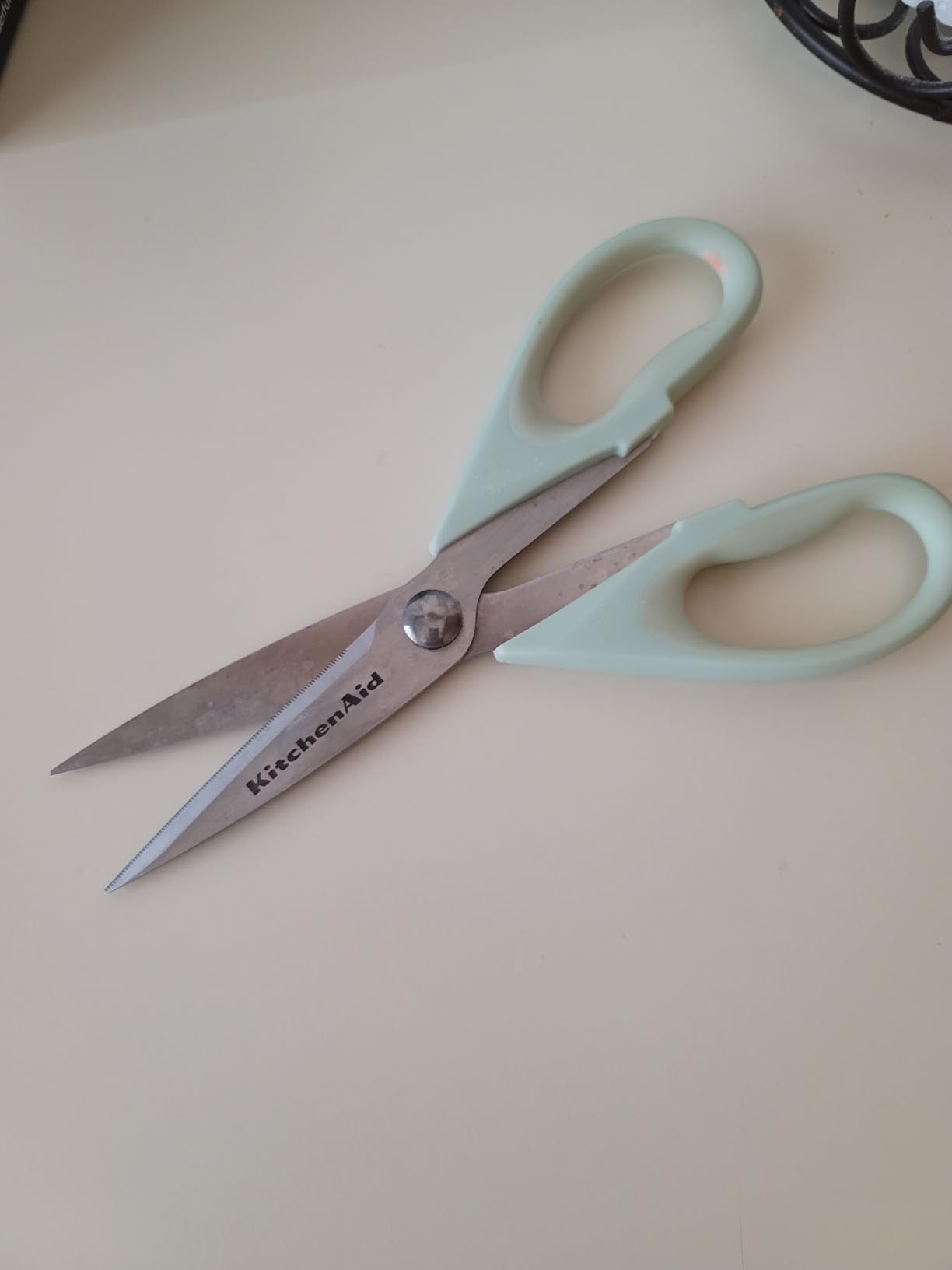 KitchenAid All Purpose Kitchen Shears with Protective Sheath Durable Stainless Steel Scissors, Dishwasher Safe, Soft Grip Comfort Handle, 8.72 Inch, Black Customer Review KitchenAid All Purpose Kitchen Shears with Protective Sheath Durable Stainless Steel Scissors, Dishwasher Safe, Soft Grip Comfort Handle, 8.72 Inch, Black - Customer Photo 2