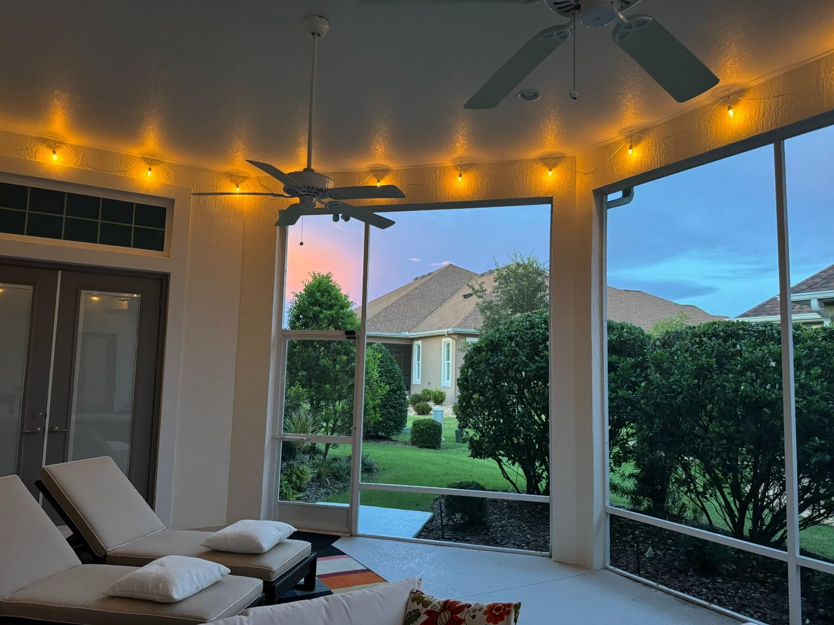 addlon LED Outdoor String Lights 48FT Edison Vintage Weatherproof ETL customer photo 2