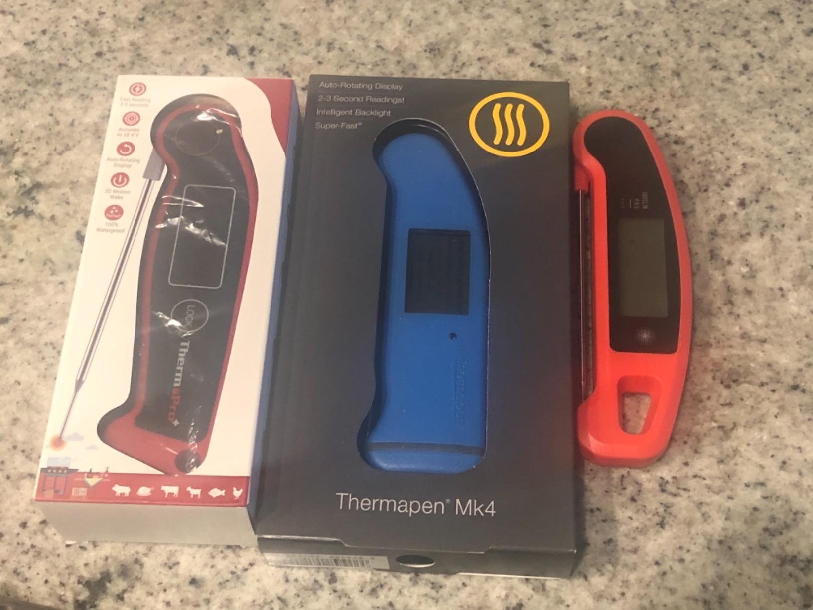 ThermoPro TP19 Waterproof Digital Meat Thermometer for Grilling with Ambidextrous Backlit & Thermocouple Customer Review ThermoPro TP19 Waterproof Digital Meat Thermometer for Grilling with Ambidextrous Backlit & Thermocouple - Customer Photo 2