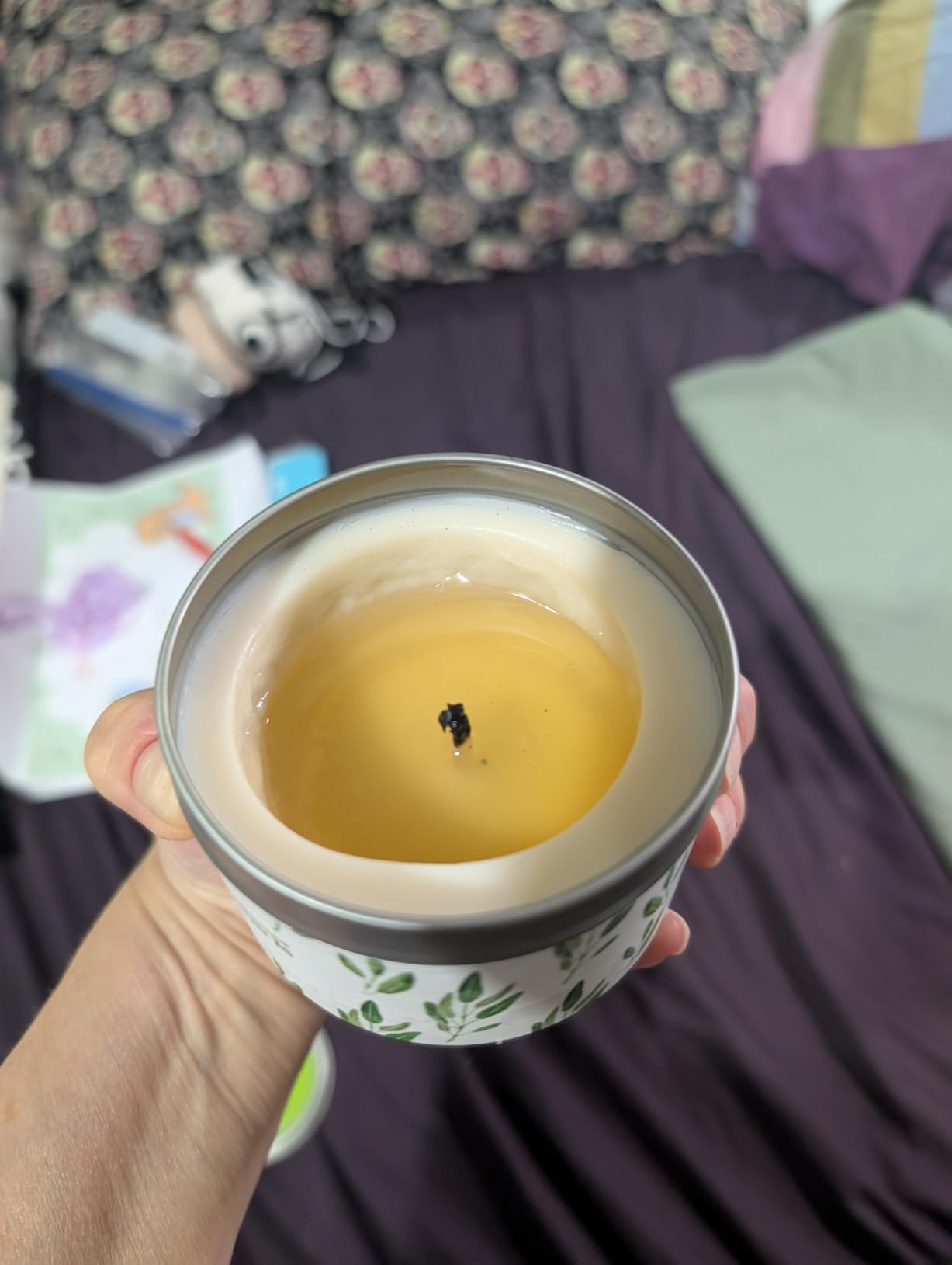 Magnificent 101 Long Lasting Pure White Sage Candle - 6 Oz - 35 Hour Burn Time - Organic, All Natural, Soy Candle to Cleanse Your Home & Calm, Soothe, Use with Sage Smudge Kit - Spiritual - Customer Photo 2