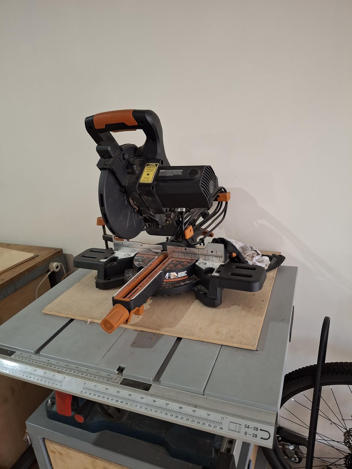 Evolution Power Tools R185SMS+ Sliding Miter Saw with Multi-Material Cutting, 45 Degree Bevel, 50 Degree Miter, 210 mm Slide, Blade Included Cuts Wood Plastic Metal & More, 7-1/4 Evolution Power Tools R185SMS+ Sliding Miter Saw with Multi-Material Cutting, 45 Degree Bevel, 50 Degree Miter, 210 mm Slide, Blade Included Cuts Wood Plastic Metal & More, 7-1/4